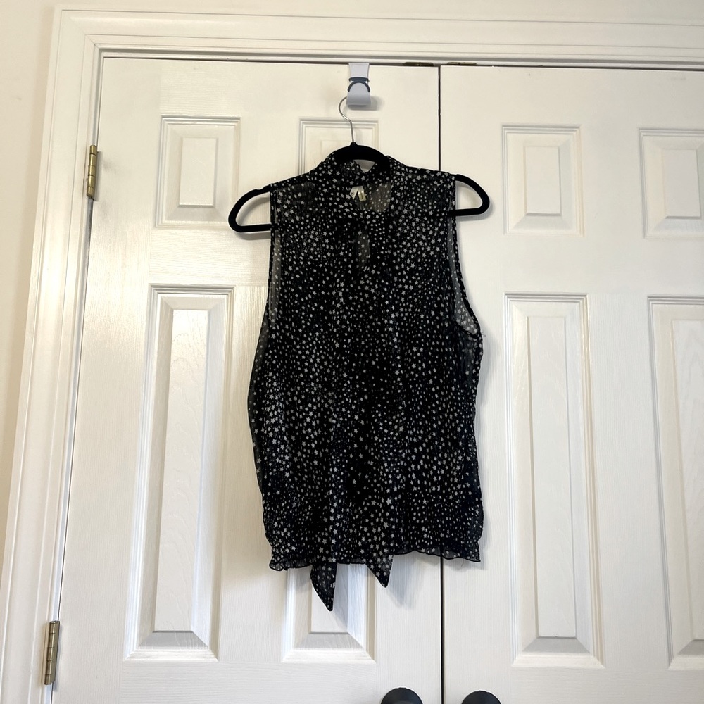 Cute Star sheer blouse